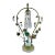 Bird Porcelain Crystal Lamp Circa 1920 For Sale