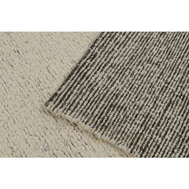 Textile Rug & Kilim’s Contemporary Textural Rug in Tones of Beige-Brown - 13x18 For Sale - Image 7 of 7