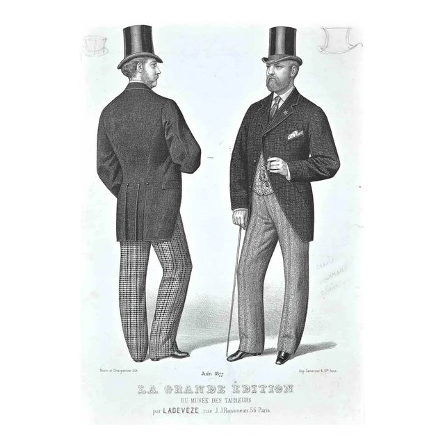 Morin et Charpentier, La Grande Edition du Musée des Tailleurs, 1877, Lithograph For Sale