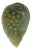 Hand Carved Detail Green Color Natural Jade Grape Fruit on Leaf Pendant For Sale