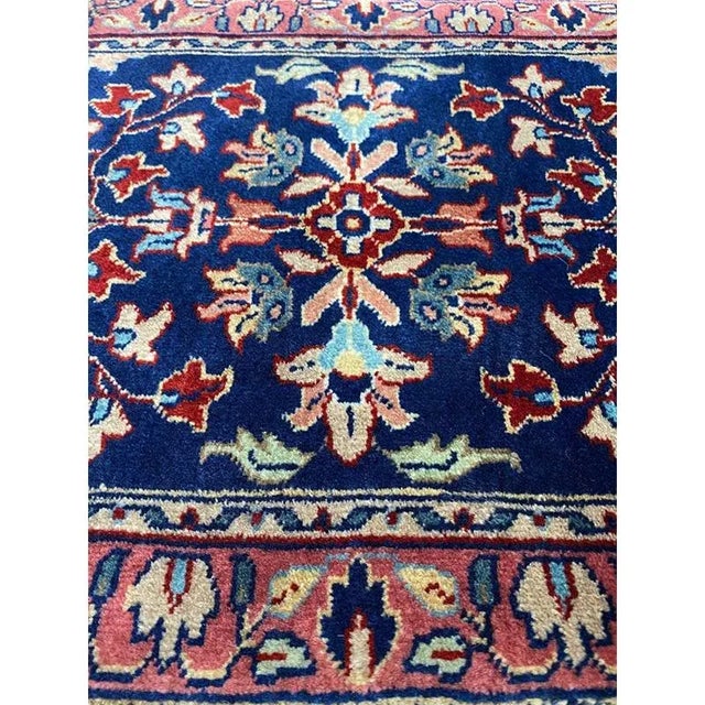 Handwoven Persian Sarouk Style Area Rug 1’4″ X 2’0″ For Sale - Image 10 of 11