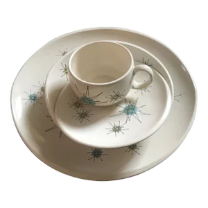 Vintage Franciscan Ware Starburst China Set- 5 Pieces