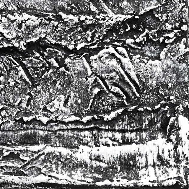 2020s Ma Yuan's Dream - Contemporary Minimalist Mixed-Media Painting Thick Texture Impasto Sculptural Original Wall Artwork by Len Klikunas For Sale - Image 5 of 9