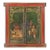 Antique Indian Painted Window For Sale