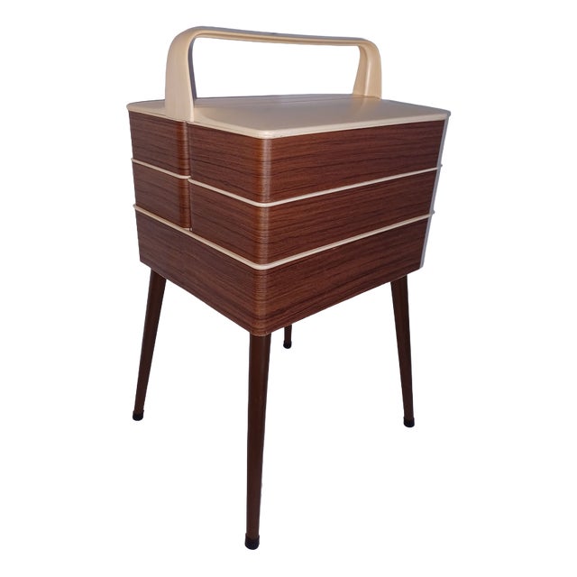 Mid-Century Sewing Box, 1960s For Sale