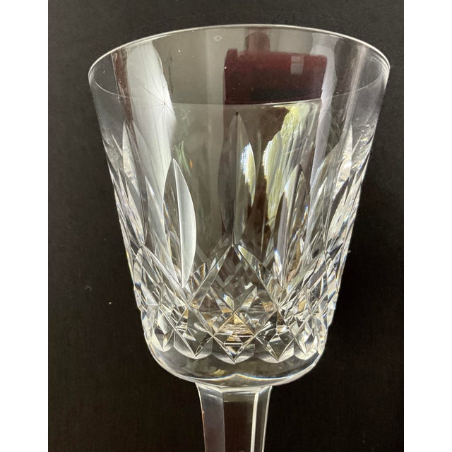 Waterford Crystal Waterford Crystal of Ireland, Lismore, 4 Ounce Wines- Set of Six For Sale - Image 4 of 8