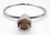 Late 20th Century Vintage Nickel Plated Brass Bathroom Towel Ring For Sale - Image 5 of 5