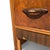 Art Deco Waterfall Tallboy Dresser with Figured Wood. A vintage waterfall-front tallboy dresser with rounded Art Deco...