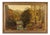 Wooden Landscape, 19th Century, Oil on Canvas, Framed For Sale