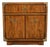 Drexel Heritage Mid-Century Modern Hollywood Regency Campaign Walnut Nightstand, 1970s For Sale