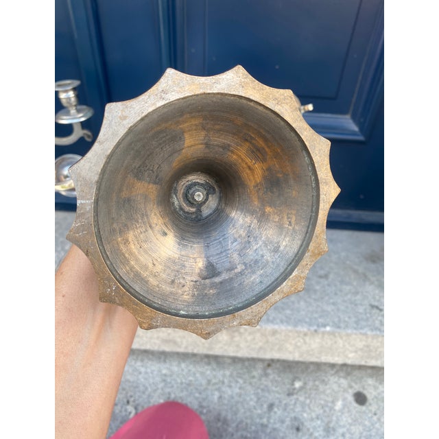 Vintage Candleholders in Metal, 1920s, Set of 2 For Sale - Image 6 of 11