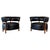 Lounge Chairs in Fine Black Leather and Ashwood from Forme, Set of 2 For Sale - Image 18 of 18