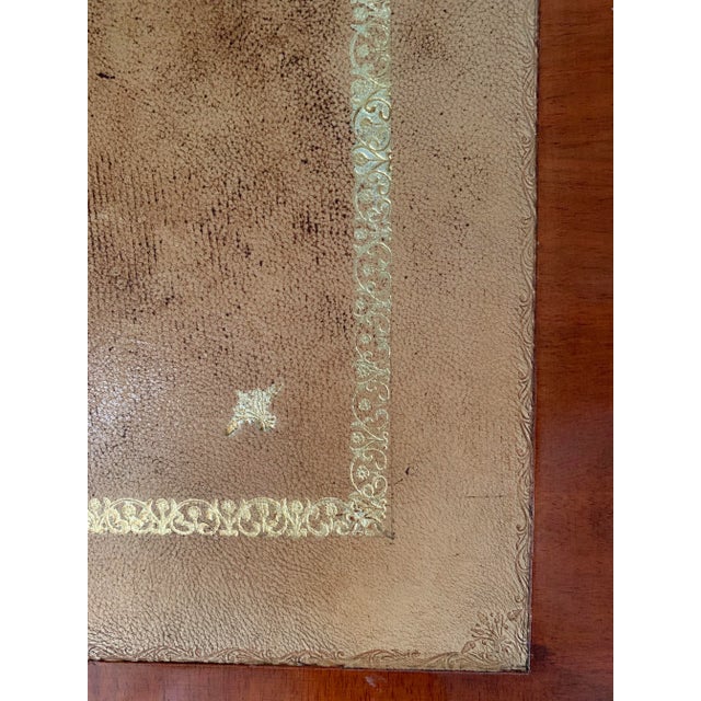 Wood Elegant Austrian Biedermeier Writing Desk (Exact Replica) For Sale - Image 7 of 11