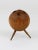 Walnut Ball Tripod Candleholder, Austria, 1950s For Sale - Image 3 of 10