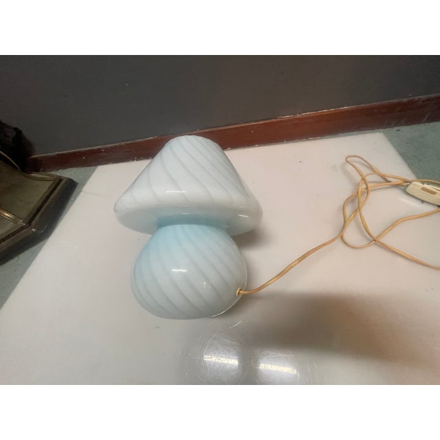 Murano Glass Mushroom Table Lamp by Paolo Venini, 1970s For Sale - Image 10 of 11
