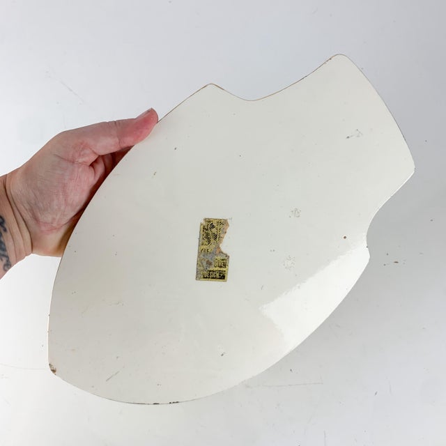Rare Vintage Ernest Sohn Fish Art Pottery Tray Mid Century Modern Wall Hanging For Sale In Baltimore - Image 6 of 11
