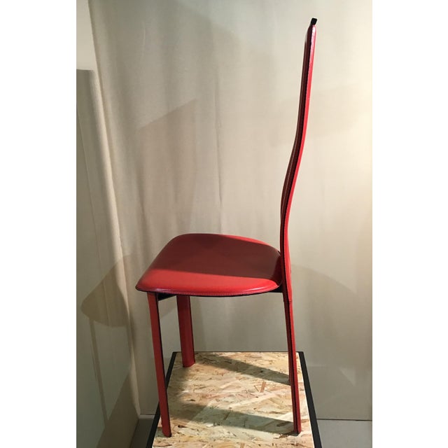 Alice Chairs attributed to Giorgio Cattelan for Cattelan, Italy, 1980s, Set of 4 For Sale - Image 10 of 12