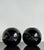 Vintage Boho Glazed Ceramic Sphere Vases - A Pair For Sale - Image 4 of 8