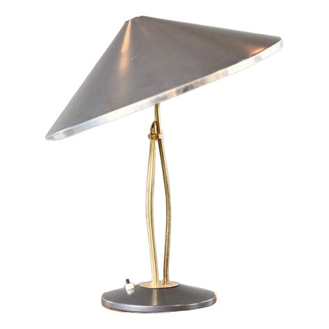 Mid-Century Brass Table Lamp by Hala, 1950s For Sale