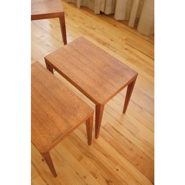 1960s Set of Three Nesting Table by Severin Hansen For Sale - Image 13 of 18