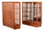 Art Deco Display Cabinets in Maple, Glass, and Mirror, Czech, 1930s, Set of 2 For Sale