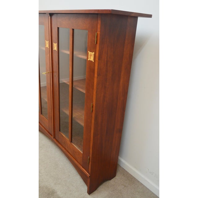 Stickley Mission Harvey Ellis Bookcase With Inlay Chairish