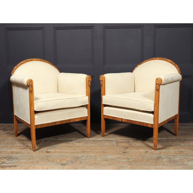 Set of French Art Deco Armchairs by Paul Follot, 1925 For Sale - Image 15 of 18