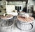 Transitional Reclaimed Wood & Distressed Wrought Iron Coffee & Side Tables Trio For Sale - Image 11 of 13