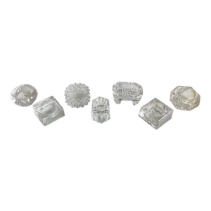 Antique Found Salt Cellar Collection- 7 Pieces