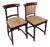 Vienna Secession Model 423 Chairs attributed to Josef Hoffmann for Jacob & Josef Kohn, 1910, Set of 2 For Sale