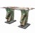 1960s Mid-Century Brutalist Unicorn Horse Head Bases With Original Glass Top Dining Table For Sale - Image 13 of 13