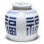 Chinese Chinese Blue & White Good Fortune Jars - A Pair For Sale - Image 3 of 4