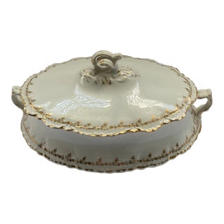 Vintage Homer Laughlin Covered Vegetable Dish For Sale