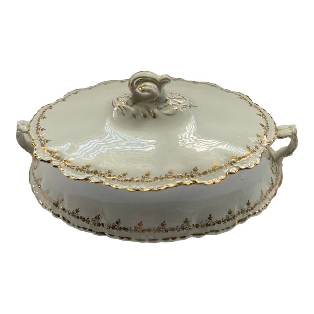 Vintage Homer Laughlin Covered Vegetable Dish For Sale
