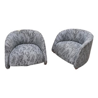 Bernhardt Abra Rocking Lounge Chairs, Pair For Sale