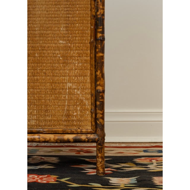 Late 19th Century Victorian Tortoiseshell Bamboo Cabinet For Sale - Image 4 of 8