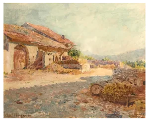 Albert Charpentier, Corsinge, Geneva, Oil on Canvas, 1926