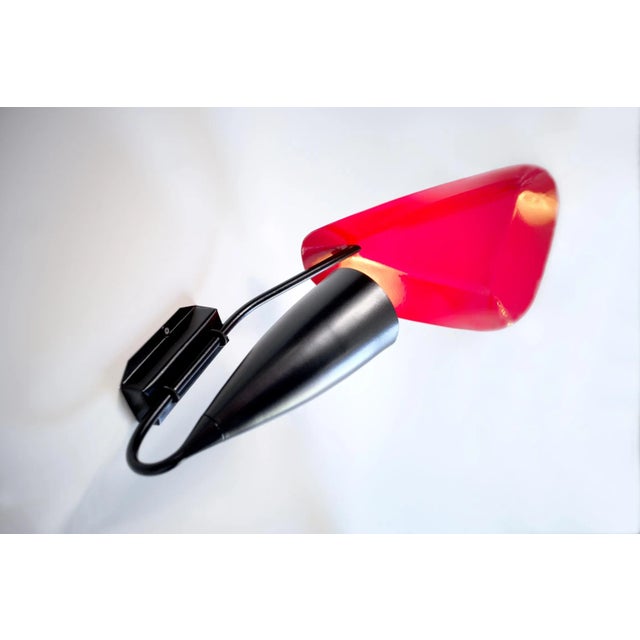 Large Wall Light with Deflector, 1950s For Sale - Image 4 of 11