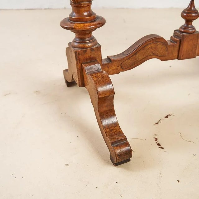 Vintage Venetian Walnut Table For Sale - Image 3 of 7