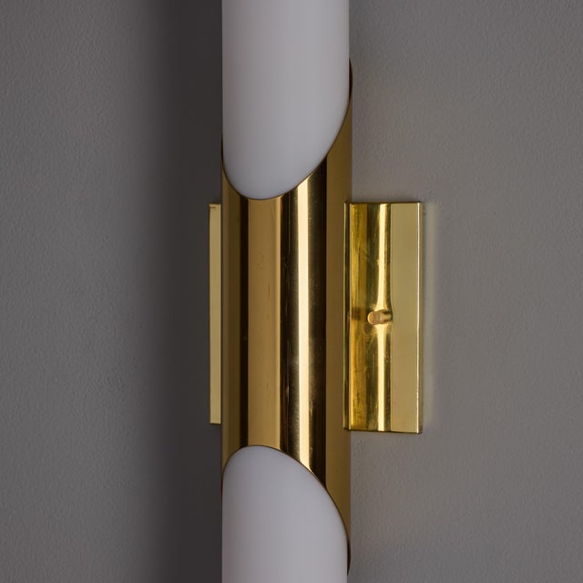 1960s Neuhaus Leuchten Glass and Brass Sconces by Rolf Krueger - a Pair For Sale - Image 16 of 18