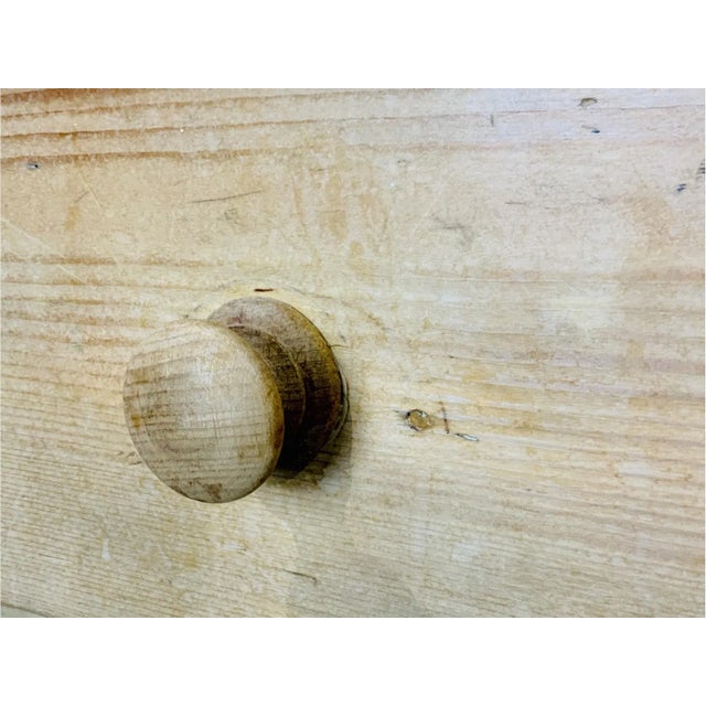 19th Century English Country Pine Welsh Cupboard Dresser With Plate Rack For Sale - Image 12 of 12