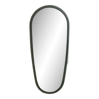 Italian Floor-Length Smoked Glass Wall Mirror, 1960s For Sale