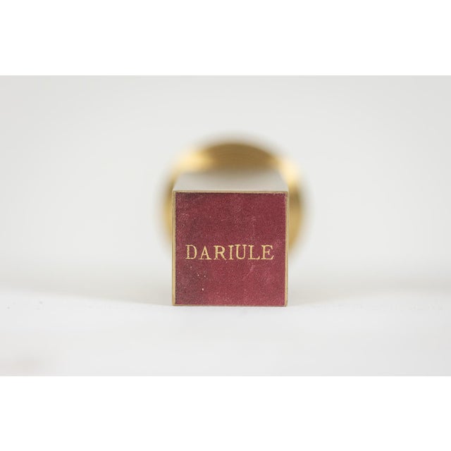 Gilded Brass Candlesticks, Set of 3 For Sale - Image 6 of 7