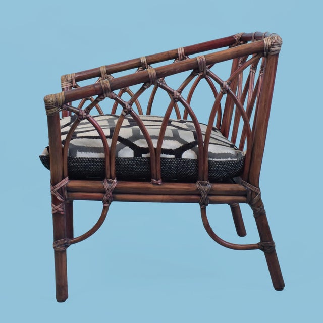 Contemporary McGuire Organic Lounge Chair For Sale - Image 3 of 7