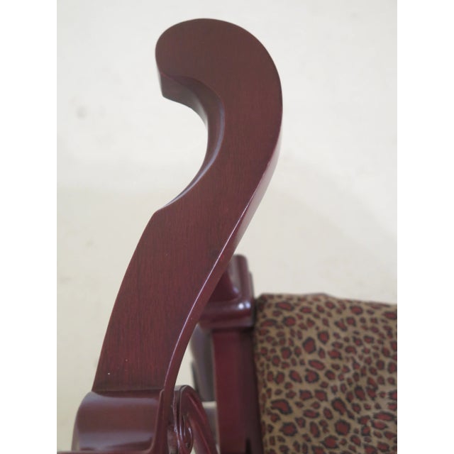 Hancock & Moore Hancock & Moore Ball & Claw Mahogany Corner Chair For Sale - Image 4 of 10