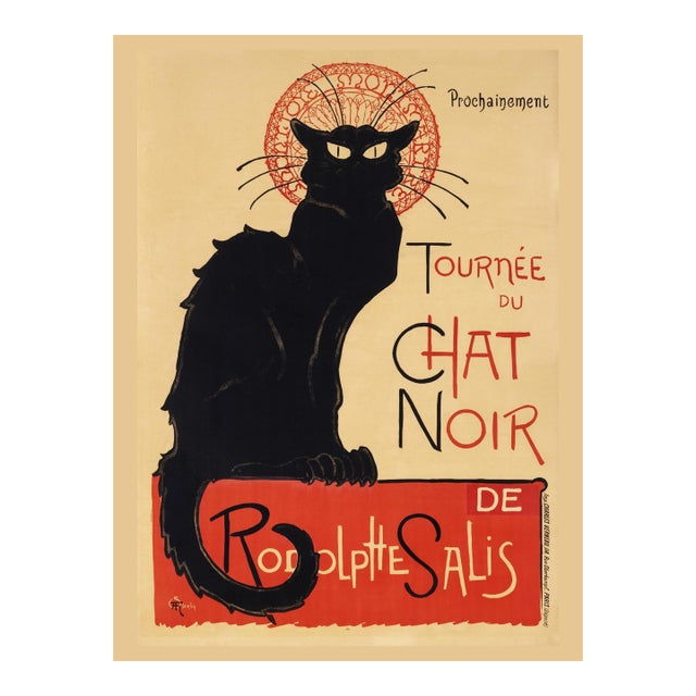Tournée Du Chat Noir — Théophile Alexandre Steinlen Art Nouveau Reproduction Print, 18" × 24" For Sale