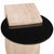 Postmodern Late 20th Century Italian Cantilevered Glass and Travertine Side Table For Sale - Image 3 of 7
