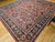 Antique Mahal Sultanabad Rug, Hand-Knotted Wool, Geometric Pattern, 11x13, Red & Navy For Sale In Chicago - Image 6 of 10