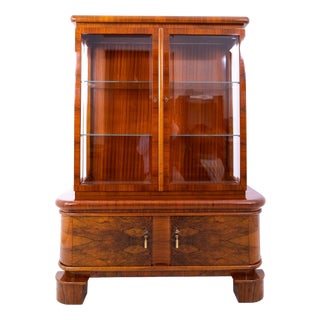 Vintage Art Deco Display Cabinet, Poland, 1930 For Sale