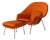 Womb Chair + Ottoman by Eero Saarinen for Knoll, 2 Pieces For Sale